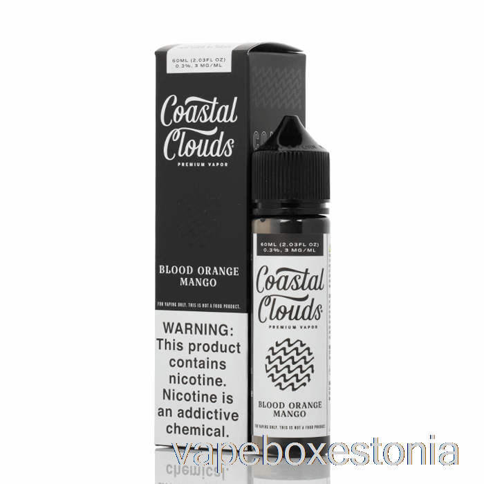 Vape Box Estonia Vereapelsin Mango - Rannikupilved Co. - 60 Ml 3 Mg